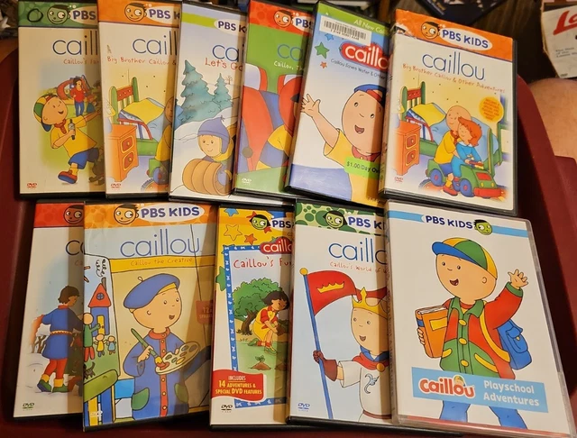 PBS KIDS CAILLOU DVDs Wonder, Big Brother Holidays (11 DVD
