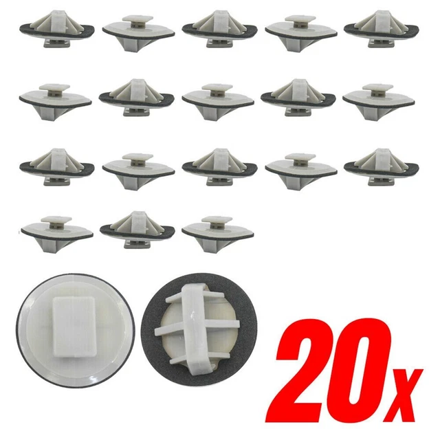 20x Mean Mug Auto Side Skirt Rocker Molding Retainer-Clips For Mazda BP4L-51-SJ3