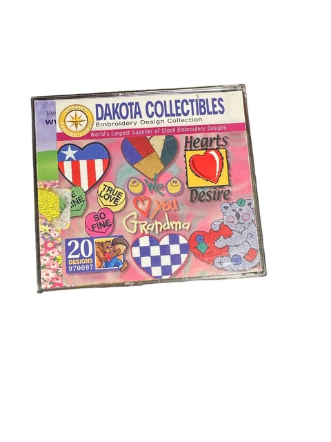 CD de diseño bordado de colección Dakota 20 - We Love You abuela 970095
