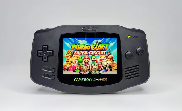 Game Boy Advance GBA HDMI 720p TV Sortie Rétroéclairage IPS Écran Station -noir