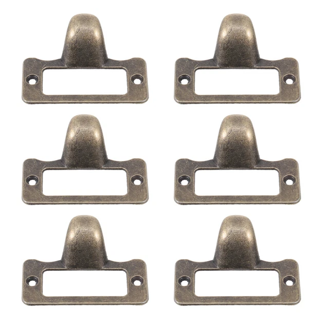 Sourcing Map Étiquette Support Tirer Poignées Vintage Zinc Alliage