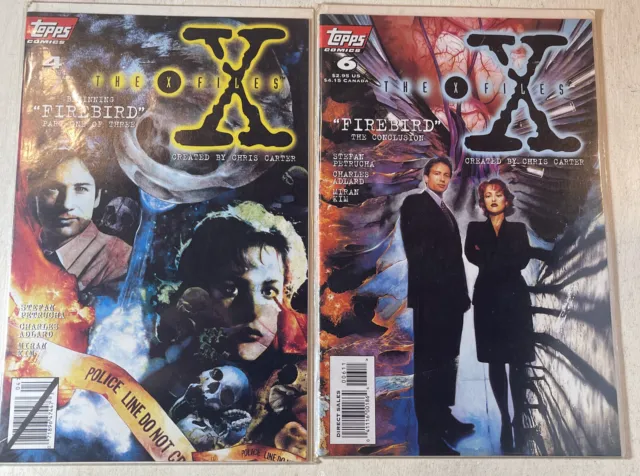 The X Files “Firebird” Conclusion ~ Comic Book  Vol # 4,6 Topps Comics)  1995 20