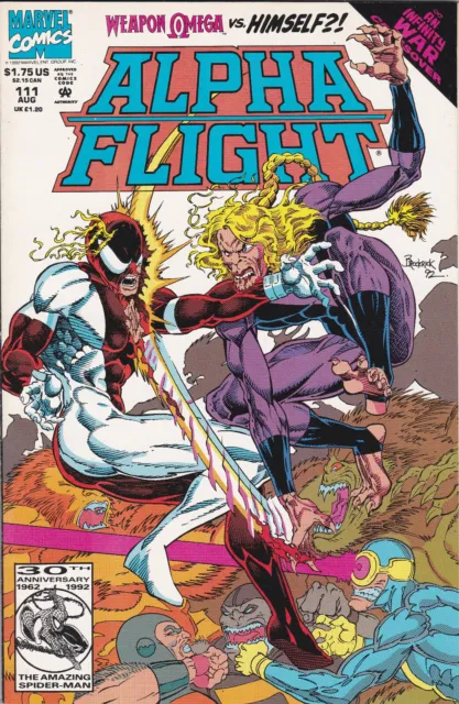 Alpha Flight #111 Vol. 1(1983-1994)Marvel Comics,High Grade,She Hulk,X-Men