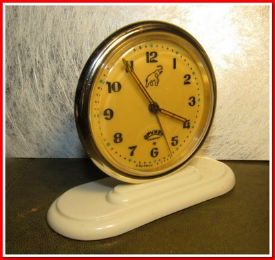 THOMSON CSF MÉCANIQUE MONTRE RÉVEIL ANCIEN DE BUREAU 