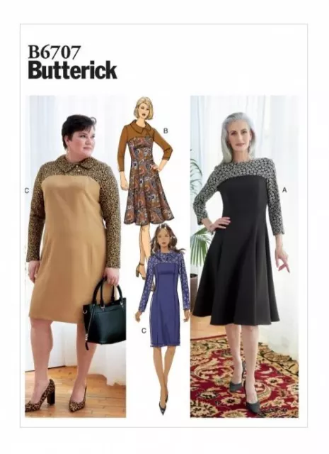 Butterick Sewing Pattern 6707 RR (18W-20W-22W-24W)