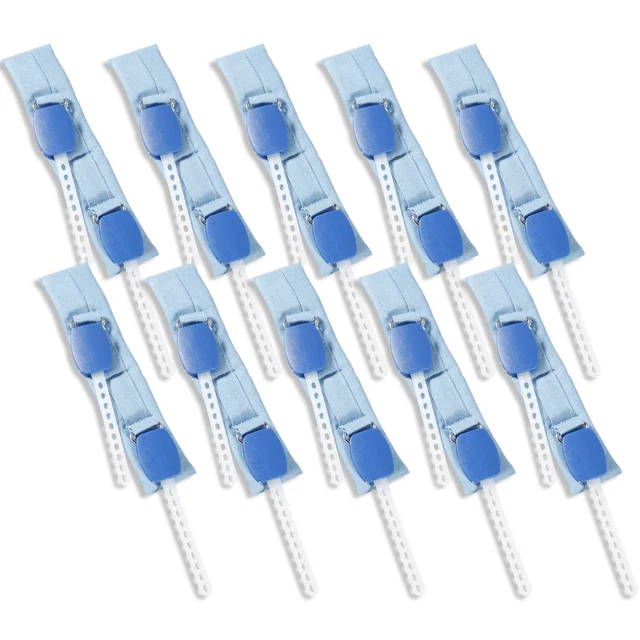 10 Dental Neck Safety Strap Orthodontic High Pull Strap Headgear NEW Blue FDA