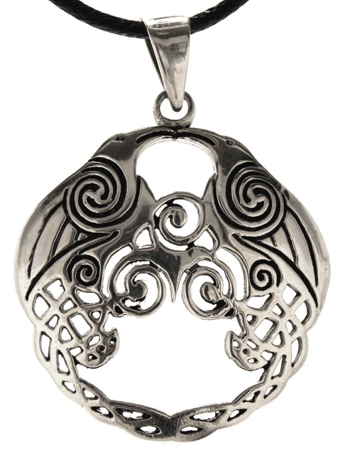 Pendentif Triskel Verre Facetté Argent 925 – Bretagne
