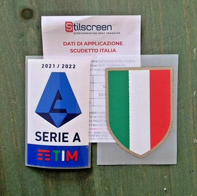 PATCH TOPPA BADGE logo 2022 2021 serie a tim calcio scudetto nuovo