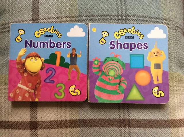 CBEEBIES.... NUMBERS / Shapes Books . Including Teletubbies Tweenies ...