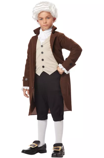 Founding Father Benjamin Franklin Colonial Child Costume 2