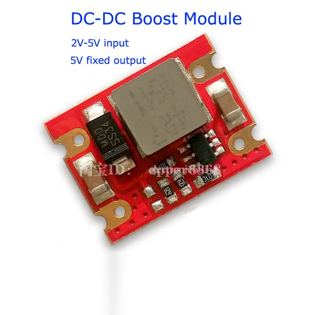DC-DC 3V 3.7V 5V Step Up to 5V 2A Lithium Battery Boost Charging Power Module