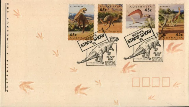 1993 Brisbane Stamp Show '93 Postmark 22-10-93 Brisbane Set of 3 Days [P93-082]