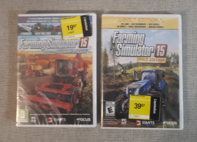 FARMING SIMULATOR 15 Gold + Official Expansion 2 Edition PC NEW $35.00 ...