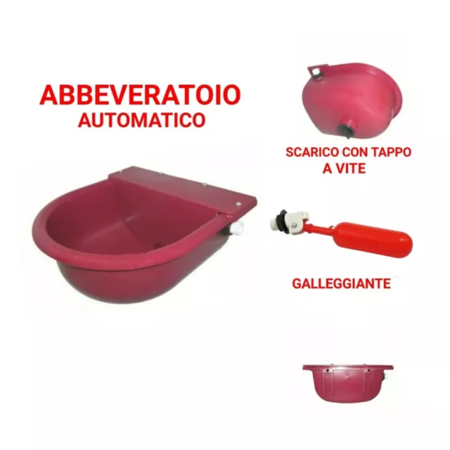ABBEVERATOIO AUTOMATICO PER Cani Cavalli Bovini Con Galleggiante In  Plastica EUR 23,40 - PicClick IT