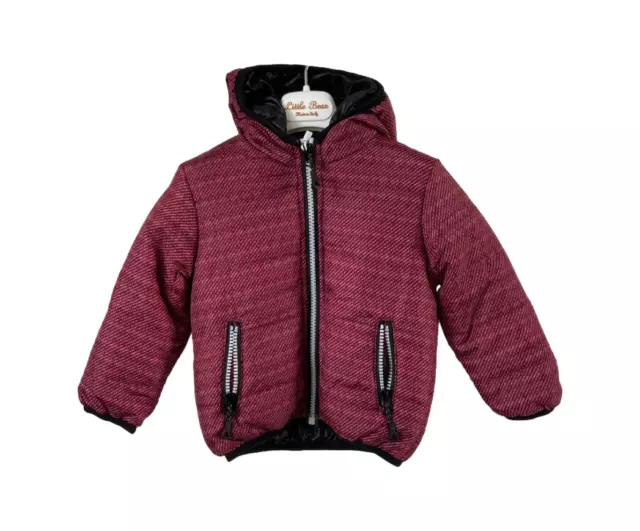 piumino bambino bordeaux Q_ID 12 mesi, 24 mesi, 18 mesi, 30 mesi