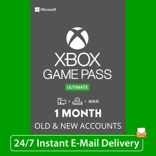 Xbox Game Pass Ultimate Code 1 mese oro live - esistente - istantaneo UE / UK