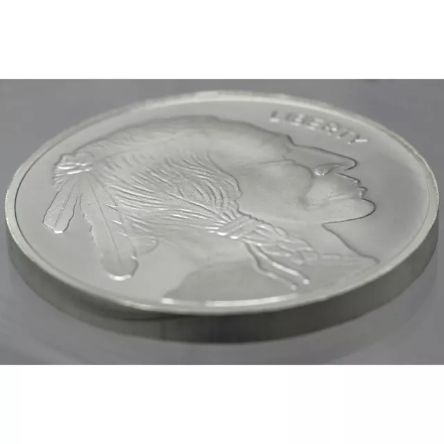 Buffalo 5oz .999 Silver Medallion by Silvertowne 3