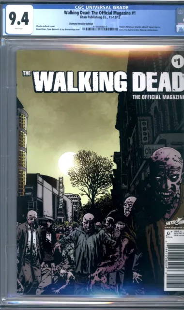 Walking Dead: The Official Magazine #1  Diamond Retailer Edition  CGC 9.4