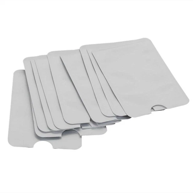 PATIKIL RFID Portafoglio Credito Carta Porta Alluminio Metallo Donna Uomo Borsa Rigida Custodia Carte Organizzazione Archiviazione per Business Carta ID Carta, Rosso