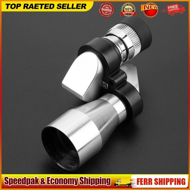 8x20 Mini Corner Binoculars HD Pocket Monocular Outdoor Telescope (Silver)