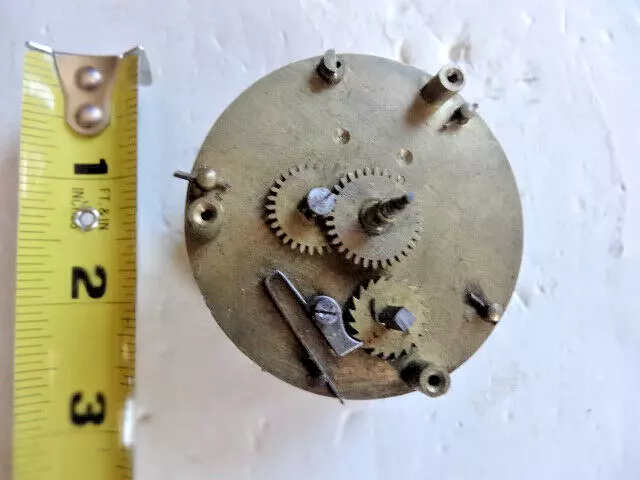 Antique French Tic Tac Pendulette Mantle Shelf Clock Movement Parts or Repair