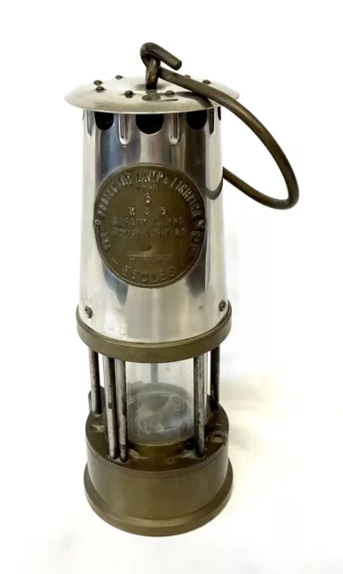 Vintage Protector Lamp & Lighting Co Eccles M&Q Type 6 Miners Lamp