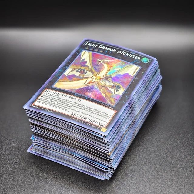 YU GI OH Collection Cards Large Lots 100 Cards Secret Rare Holo Short ...