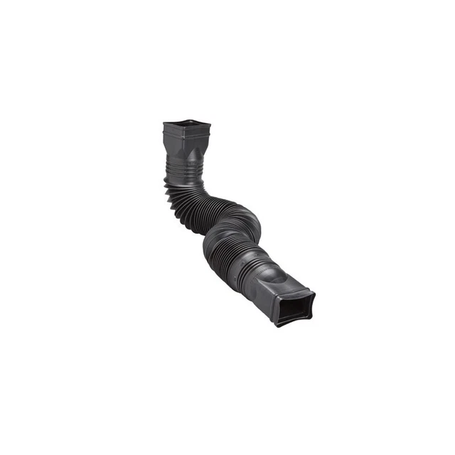 Flex-A-Spout Black Downspout Extension
