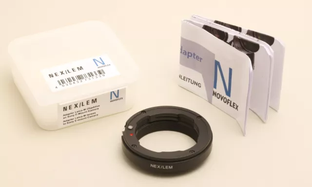 Novoflex NEX/LEM Adapter für Leica M Objektive auf Sony E-Mount Kameras