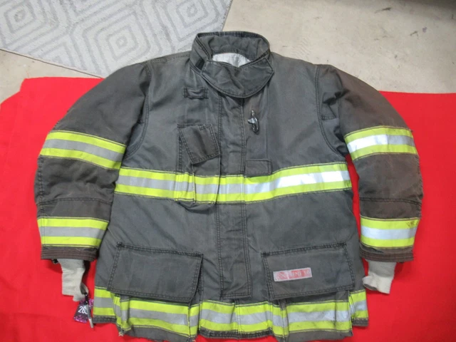 MFG 2018 GLOBE GXTREME 48 x 32 Firefighter Turnout Bunker JACKET FIRE COAT BLACK