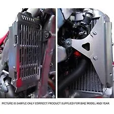 FORCE Radiator Guards Silver Fit Honda CRF450R 2005 2006 2007 2008