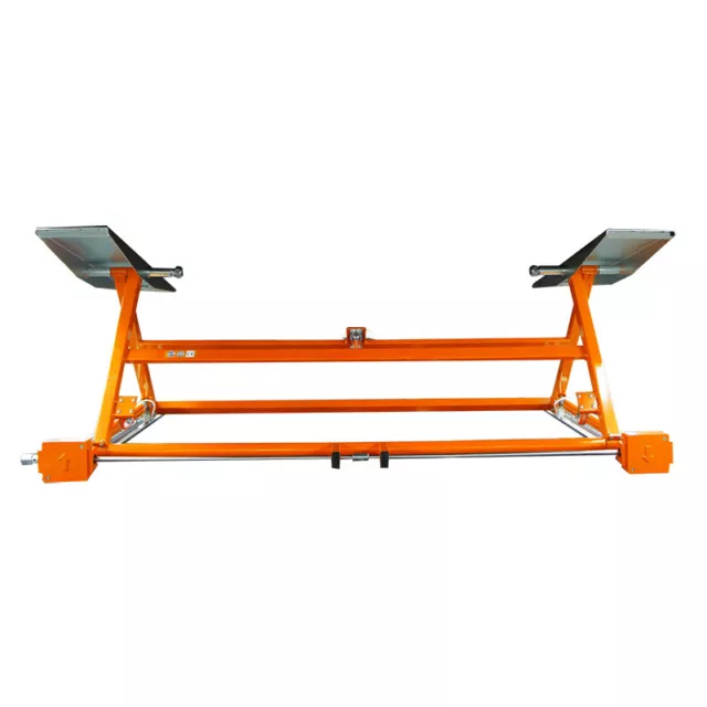 Mobile Hebebühne mechanischer mobiler Heber Orange