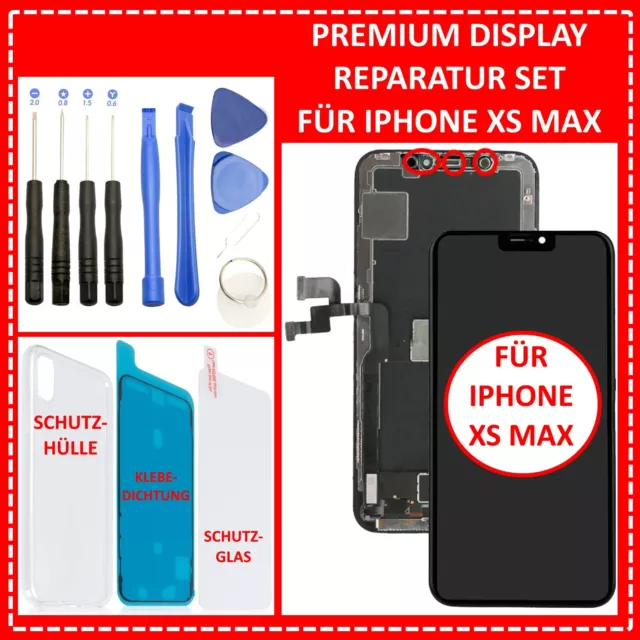 Ersatz OLED iPhone XS Max LCD Display Retina HD Bildschirm 3D Touch Screen