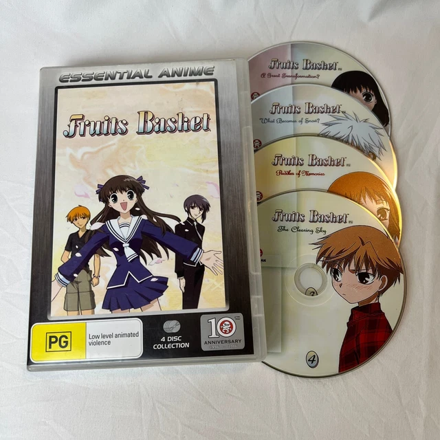 FRUITS BASKET Vol 1 2 3 4 Madman Essential Anime Edition Region 4