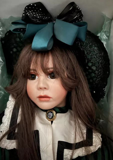 VERY RARE Janet Ness Porcelain Doll KAYLA--Ltd Ed of 30 pcs! COA IOB