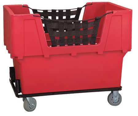 Zoro Select N1017261-Red Material Handling Cart,Red