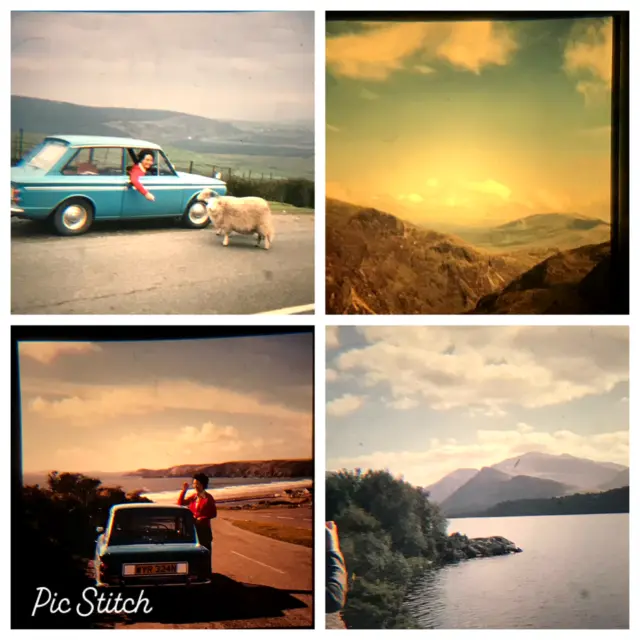 Vintage Slides Photos 100 Wales Scenes Snowdonia Railway Beach Mountain 35mm 70s