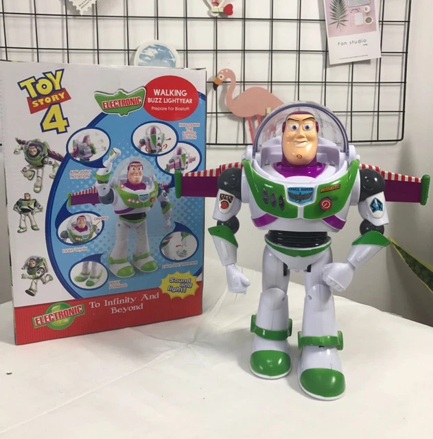 TOY STORY BUZZ Lightyear Toys Action Figure Light &Sound Boxed Kids