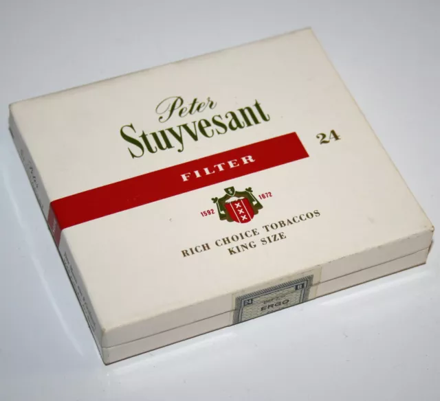 #12 alte 24er Zigarettenschachtel Stuyvesant 1970 aufklappbare Box Deutschland