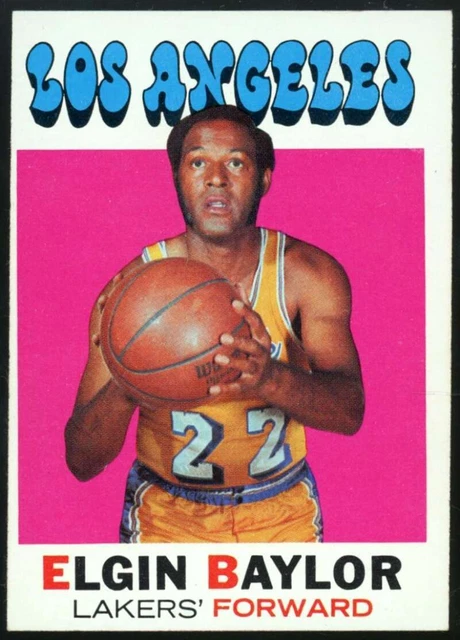 1971-72 Topps Elgin Baylor Los Angeles Lakers #10 NM ZJ2706
