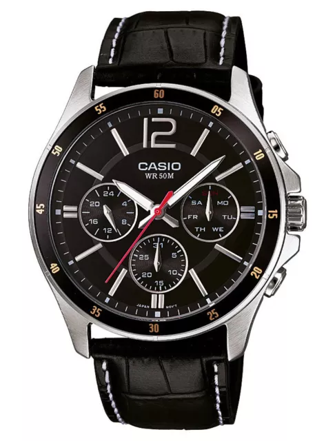 MEN'S CASIO DAY-DATE Analog Watch MTP1326-7A1V $80.00 - PicClick