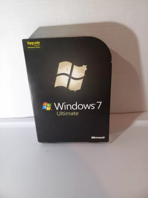 Microsoft Windows 7 Ultimate Edition Upgrade 32 & 64 Bit