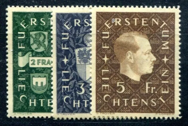 Liechtenstein 1939 183-185 ** Postfrisch Tadellos Satz 70€(49340