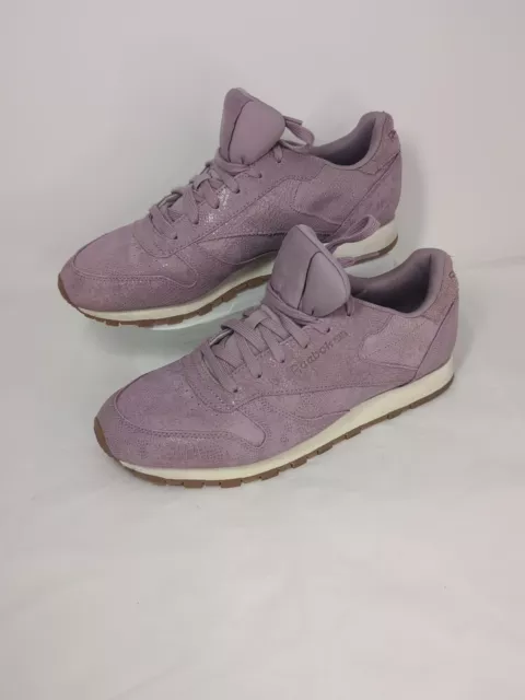 Reebok Classic Suede Leather Clean Exotics Low Pink Size 10.5 Women's