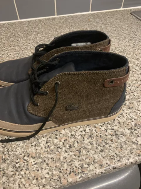 Lacoste clavel lace up chukka boots on sale