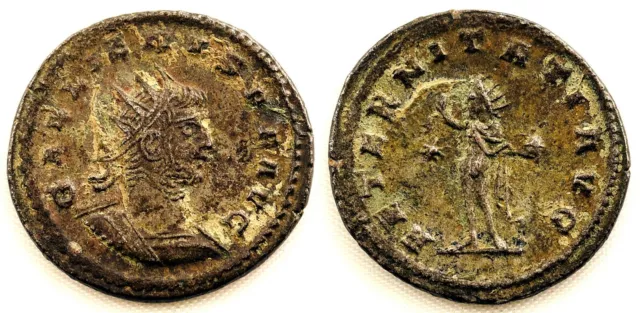 Empire Romano-Galieno. Antoniano 253-260 D. C. Rome EBC / XF Silver 0.1oz