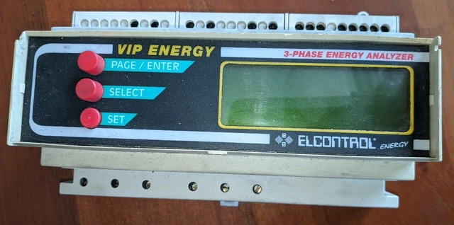 Elcontrol vip energy 3 phase energy analyzer