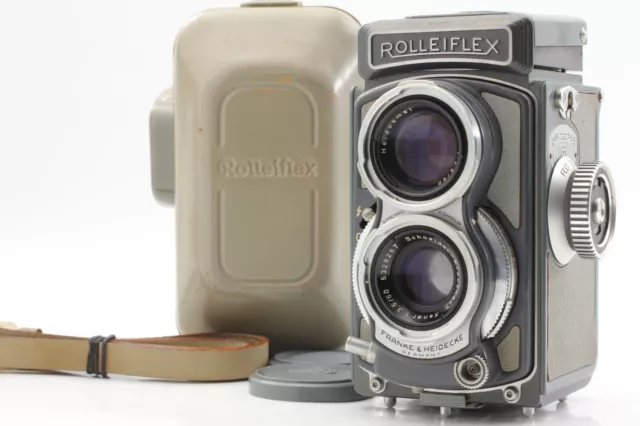 "Exc+5 con estuche" Rollei bebé Rolleiflex 4x4 TLR cámara fotográfica Xenar 60 mm f3,5 Japón