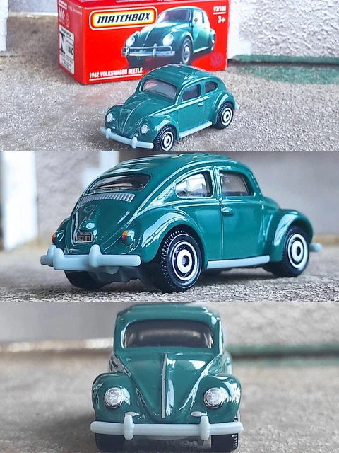MINIATURE MAJORETTE VOLKSWAGEN BEETLE COX VW COCCINELLE ROSE SURF neuf