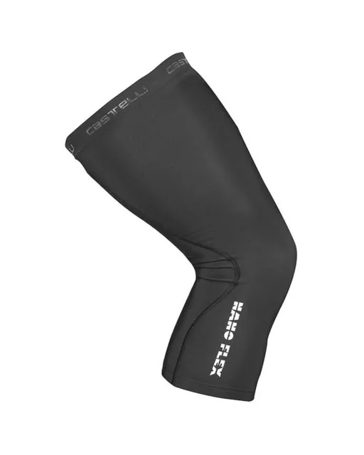 Castelli Nano Flex 3G Ginocchiere Ciclismo, Nero